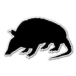 Armadillo Decal Sticker V16 - DecalsHouse