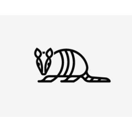Armadillo Decal Sticker V31 - DecalsHouse