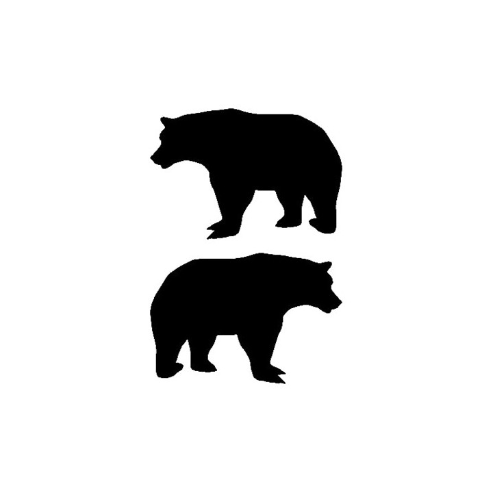Bear Vinyl Decal Sticker V14 - DecalsHouse