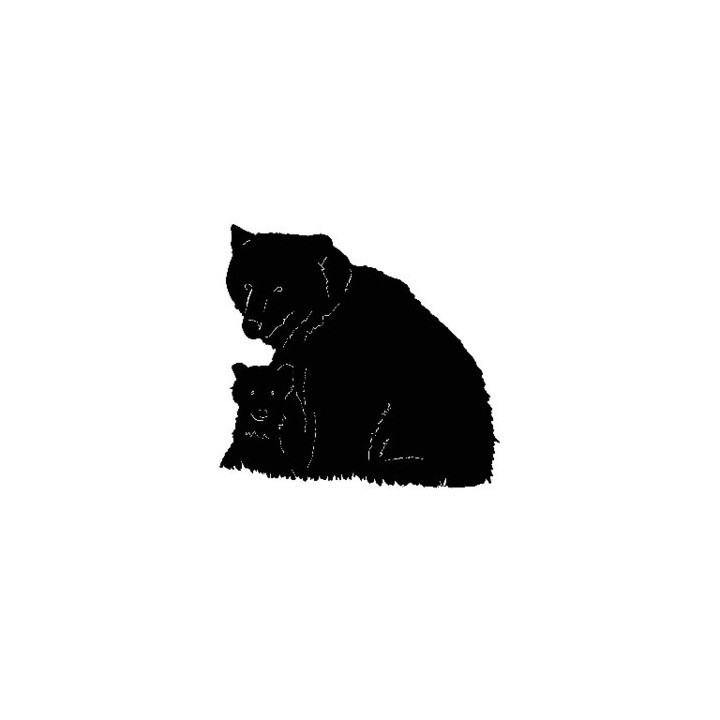 Bear Vinyl Decal Sticker V20 - DecalsHouse