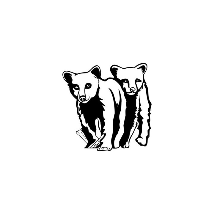 Bear Vinyl Decal Sticker V3 - DecalsHouse