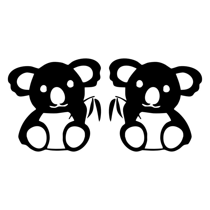 Koala Sticker – Sitting Koala With Eucalyptus Leaves