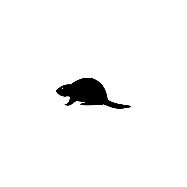 Beaver Decal Sticker V23 - DecalsHouse