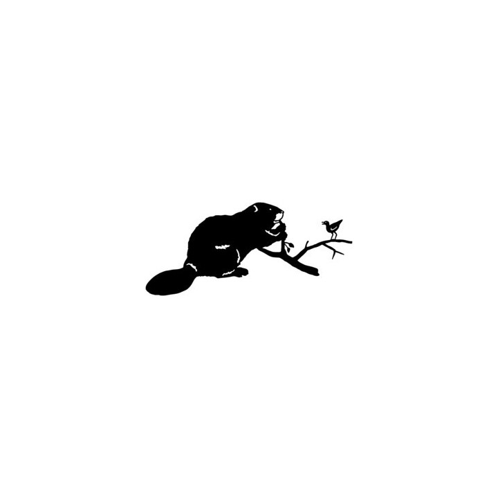 Beaver Decal Sticker V3 - DecalsHouse