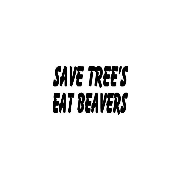Beaver Decal Sticker V31 - DecalsHouse