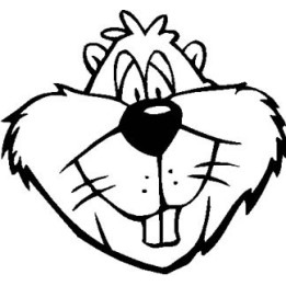 Beaver Decal Sticker V35 - DecalsHouse