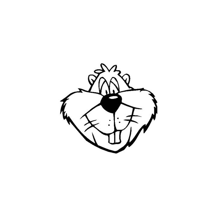 Beaver Decal Sticker V35 - DecalsHouse