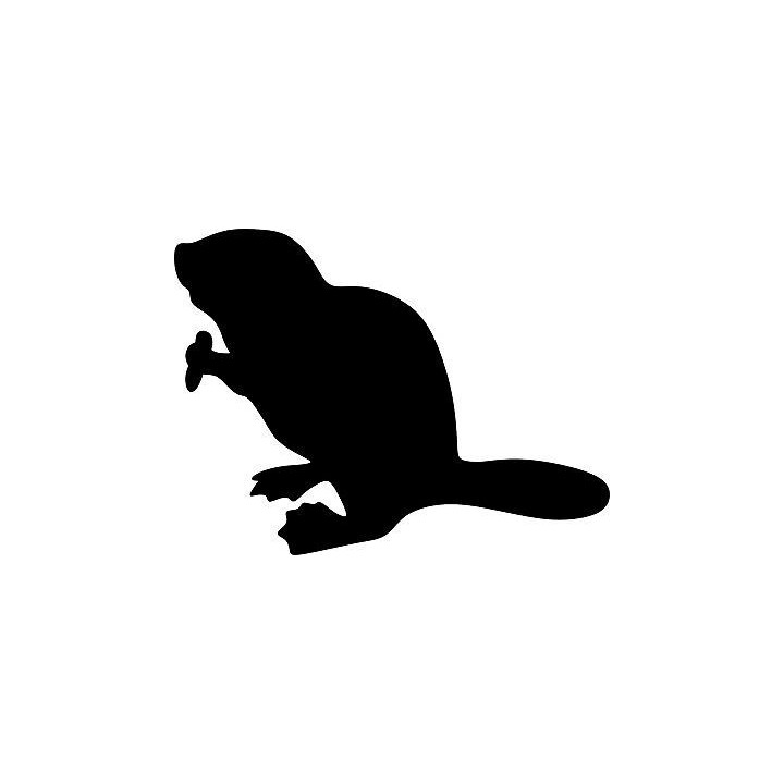 Beaver Decal Sticker V36 - DecalsHouse
