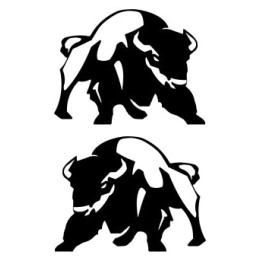 Bison Decal Sticker V24 - DecalsHouse