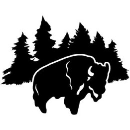 Bison Decal Sticker V39 - DecalsHouse