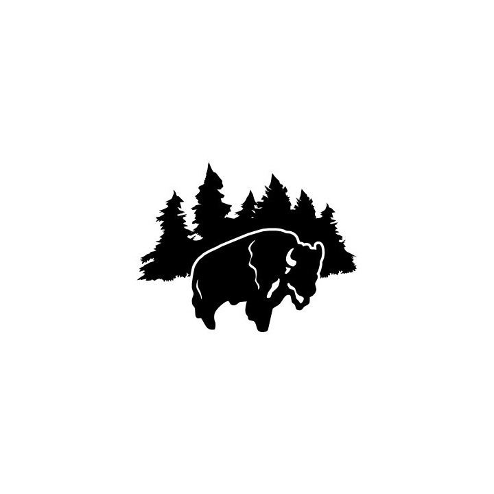 Bison Decal Sticker V39 - DecalsHouse