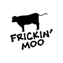 Frickin' Moo Cow Stickers – Funny Cattle Decals (2-Pack)