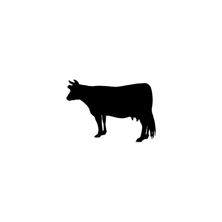 Cow Silhouette Stickers – Cattle Farm Decals (2-Pack)