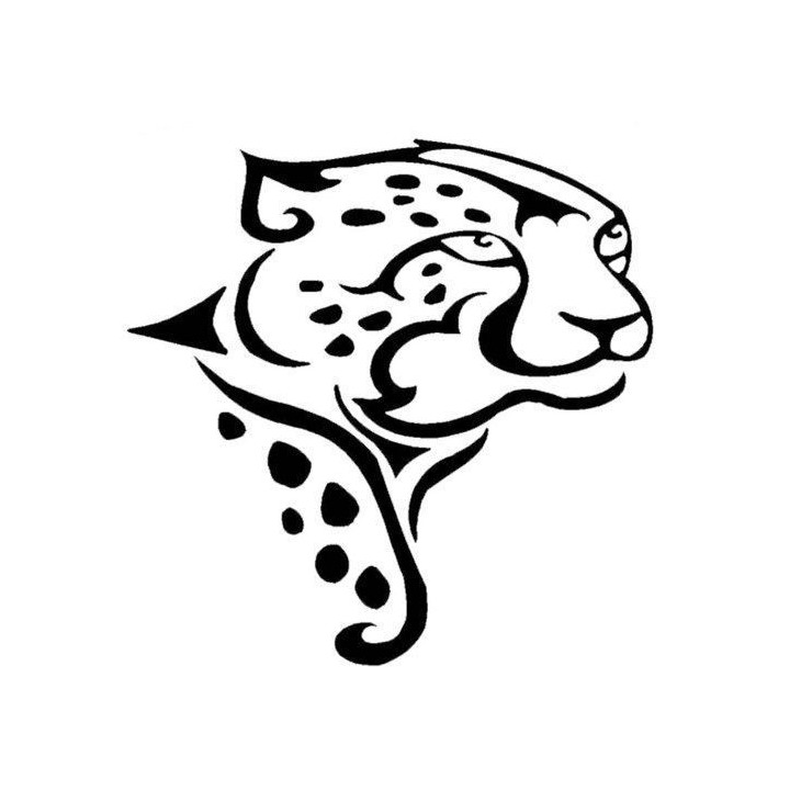 Cheetah Vinyl Decal Sticker V19 - DecalsHouse