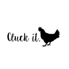 Cluck It Chicken Stickers – Funny Hen Decals (2-Pack)