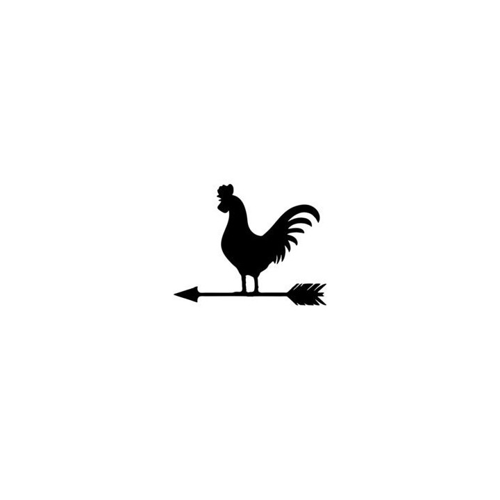 Rooster Weather Vane Stickers – Cockerel Decals (2-Pack)