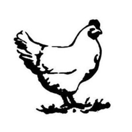 Chicken Hen Stickers – Farm Silhouette Decals (2-Pack)