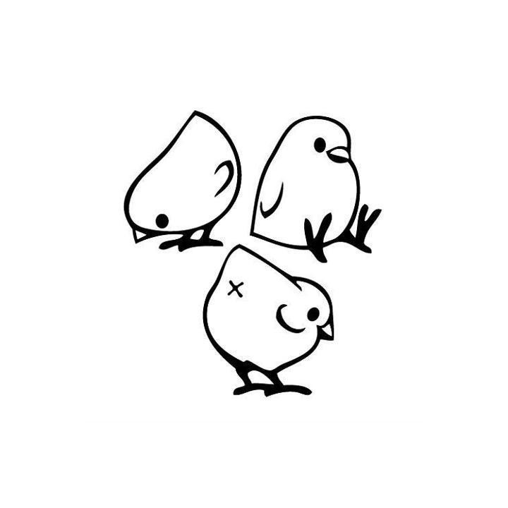 Baby Chick Stickers – Cute Chicken Decals (2-Pack)