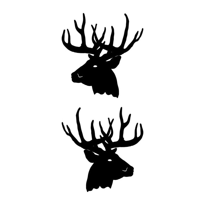Buck Deer Vinyl Decal Sticker V23 - DecalsHouse