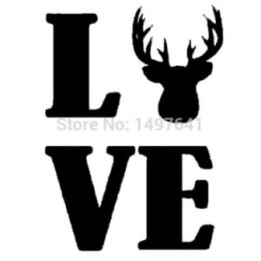 Buck Deer Vinyl Decal Sticker V66 - DecalsHouse