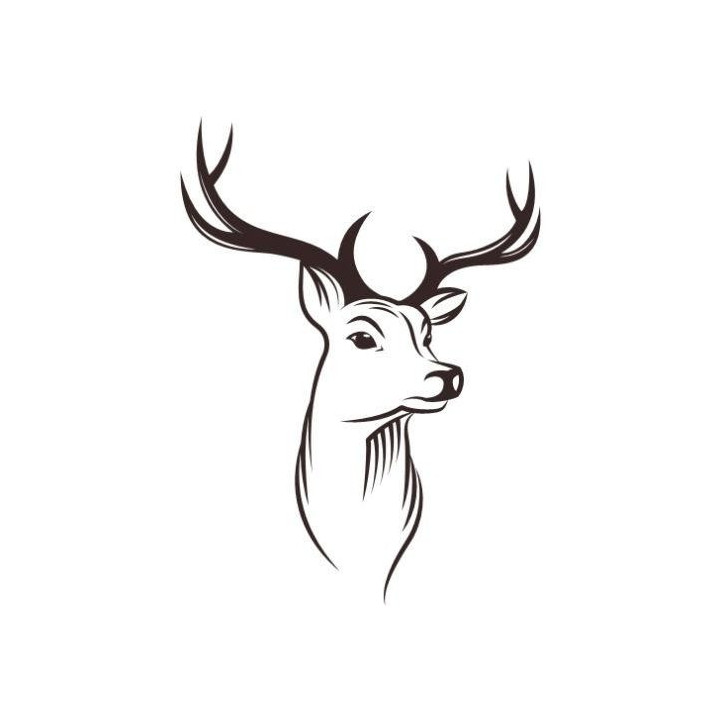 Buck Deer Vinyl Decal Sticker V68 - DecalsHouse