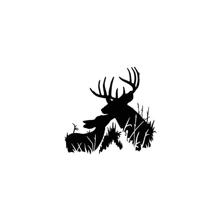 Buck Deer Vinyl Decal Sticker V7 - DecalsHouse