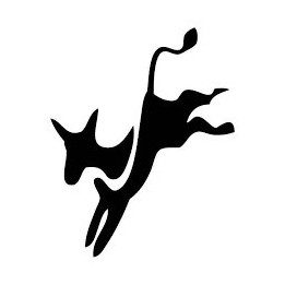 Donkey Stickers – Kicking Silhouette Farm Decals (2-Pack)