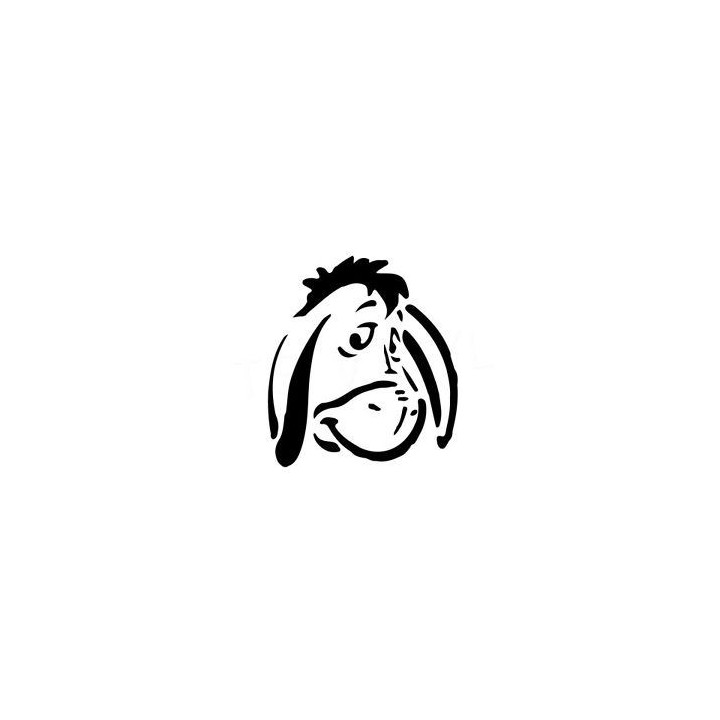 Donkey Face Stickers – Farm Animal Decals (2-Pack)