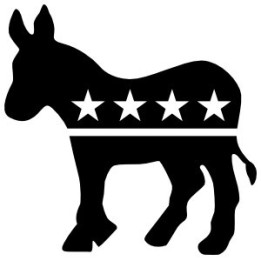 Democratic Party Donkey Stickers – Democrat Decals (2-Pack)