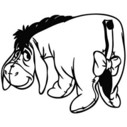Eeyore Stickers – Winnie the Pooh Decals (2-Pack)