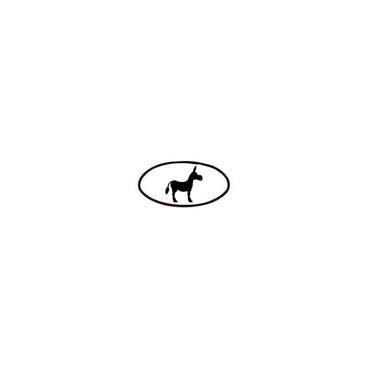 Donkey Stickers – Farm Animal Silhouette Decals (2-Pack)