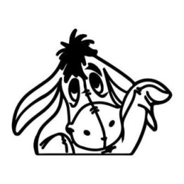 Eeyore Stickers – Winnie the Pooh Decals (2-Pack)