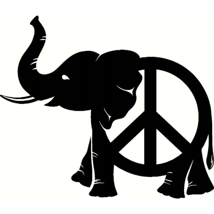 Elephant Vinyl Decal Sticker V105 - DecalsHouse