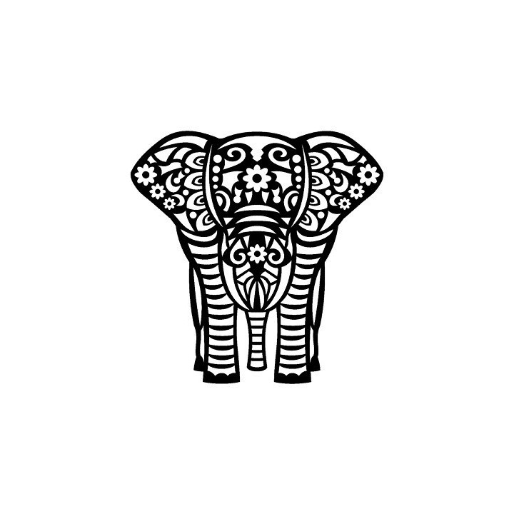 Elephant Vinyl Decal Sticker V108 - DecalsHouse