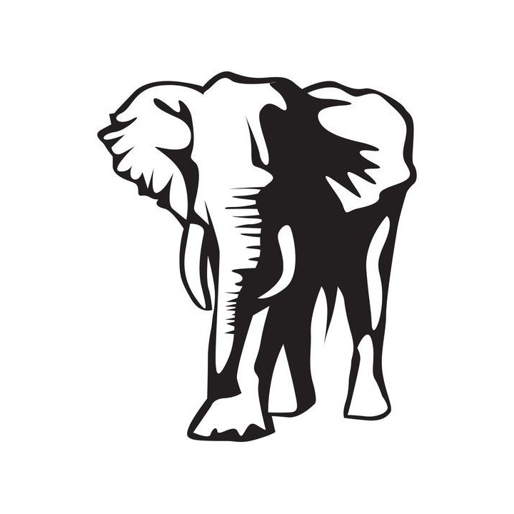 Elephant Vinyl Decal Sticker V115 - DecalsHouse