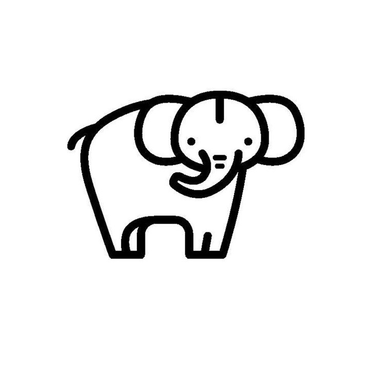 Elephant Vinyl Decal Sticker V124 - DecalsHouse