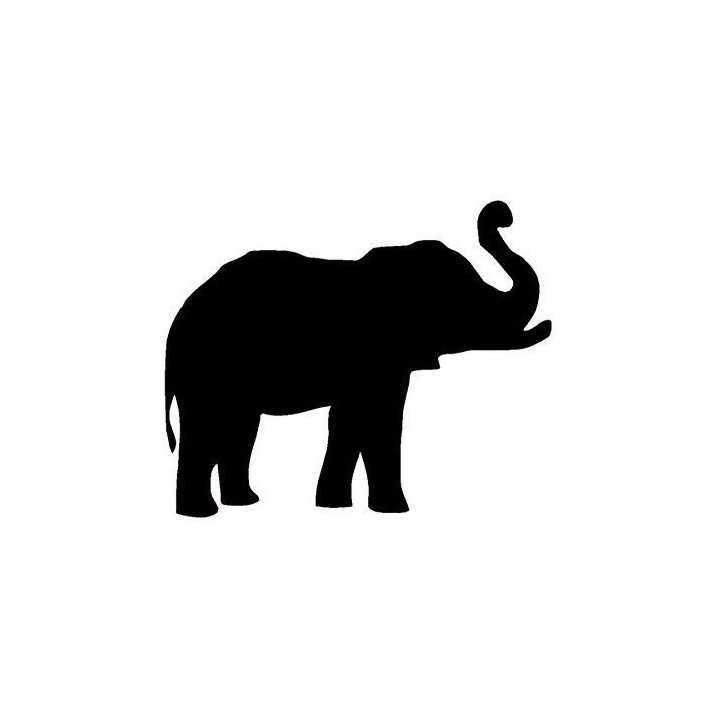 Elephant Vinyl Decal Sticker V125 - DecalsHouse