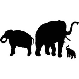Elephant Vinyl Decal Sticker V15 - DecalsHouse