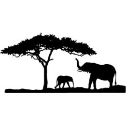 Elephant Vinyl Decal Sticker V16 - DecalsHouse