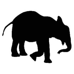 Elephant Vinyl Decal Sticker V2 - DecalsHouse