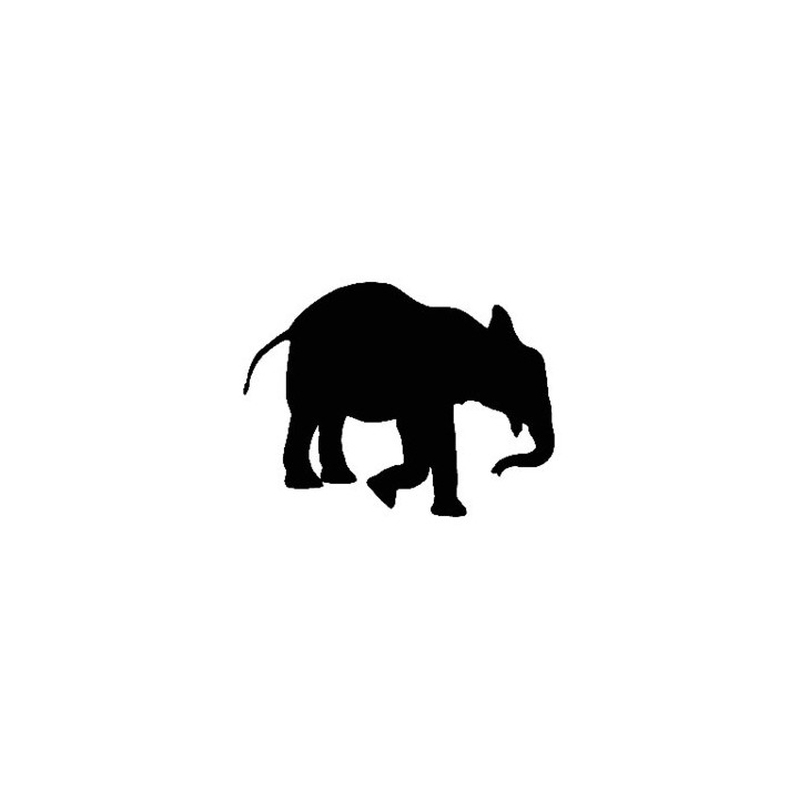Elephant Vinyl Decal Sticker V2 - DecalsHouse