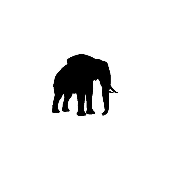 Elephant Vinyl Decal Sticker V27 - DecalsHouse