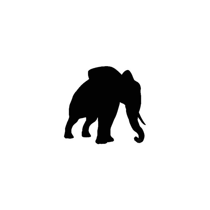 Elephant Vinyl Decal Sticker V28 - DecalsHouse