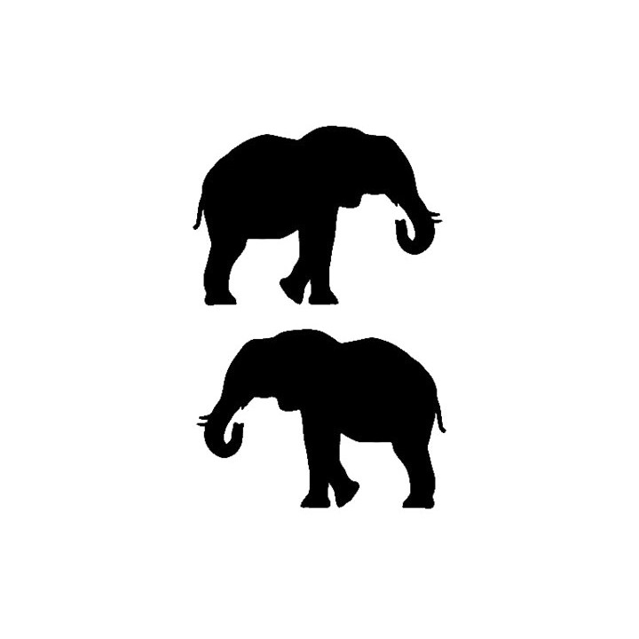Elephant Vinyl Decal Sticker V29 - DecalsHouse