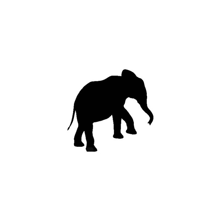 Elephant Vinyl Decal Sticker V3 - DecalsHouse