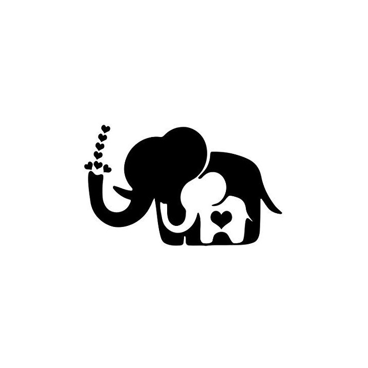 Elephant Vinyl Decal Sticker V35 - DecalsHouse