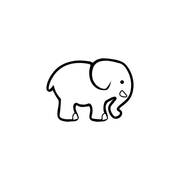 Elephant Vinyl Decal Sticker V39 - DecalsHouse