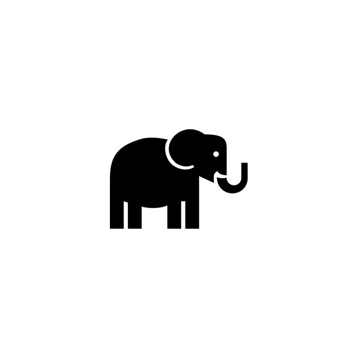 Elephant Vinyl Decal Sticker V48 - DecalsHouse