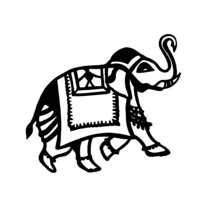 Elephant Vinyl Decal Sticker V52 - DecalsHouse