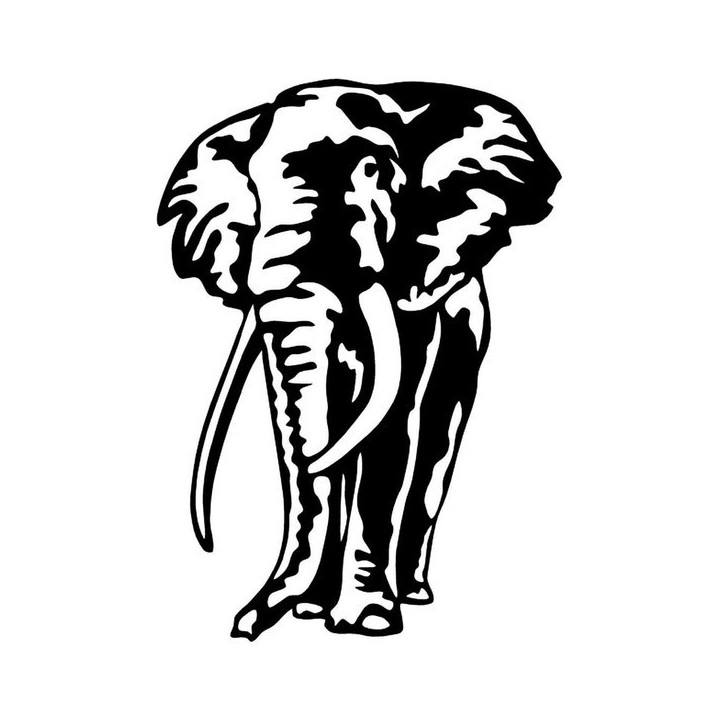 Elephant Vinyl Decal Sticker V55 - DecalsHouse